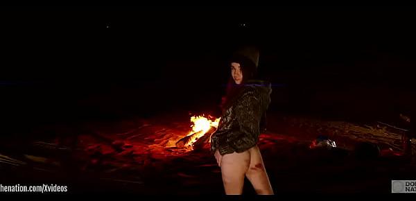 trendsGenuine anal virgin is tied up in desert at night for anal and ass to mouth training with fingers and some hard paddling -- from a real rough sex and domination documentary (Brooke Johnson)